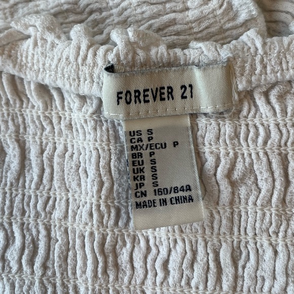 Forever 21 White Tube Top - Picture 3 of 3